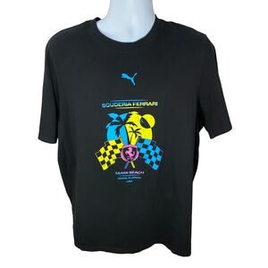 Puma Scuderia Ferrari F1 Special Edition Miami GP T-Shirt Black XL